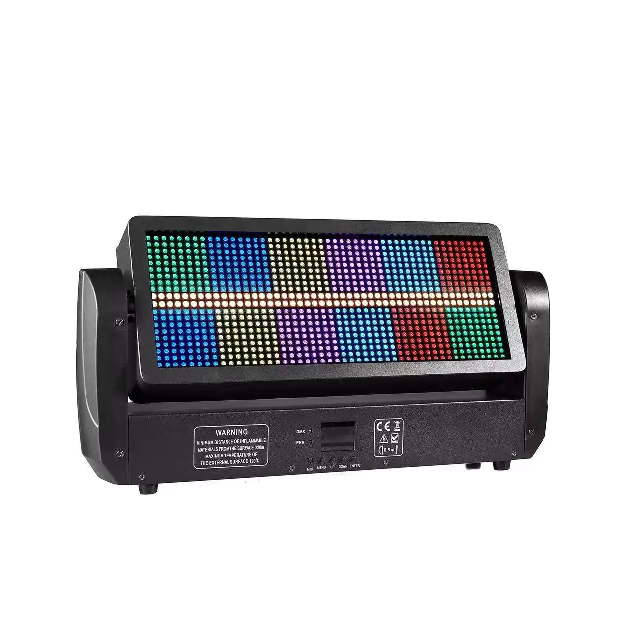 Фото Светодиодный стробоскоп 400 Вт, 12+12 сегментов, RGB 3-в-1, с DMX-управлением, вращающаяся голова, эффект Wash, сценическое освещение для клубных мероприятий и свадеб №1