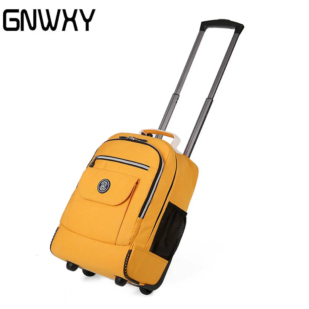 Large Capacity School Bags Super Light Spine Protection Girl Boy Trolley Backpack Wheeled Bag Kid Luggage Pack Dropshipping