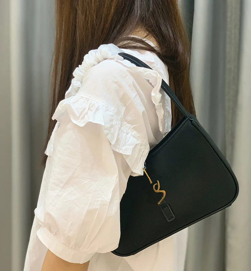 Female Fashion Trend Square Genuine Leather Armpit Shoulder bag Ladies Messenger Bolsas Handbag Bags Women's bag