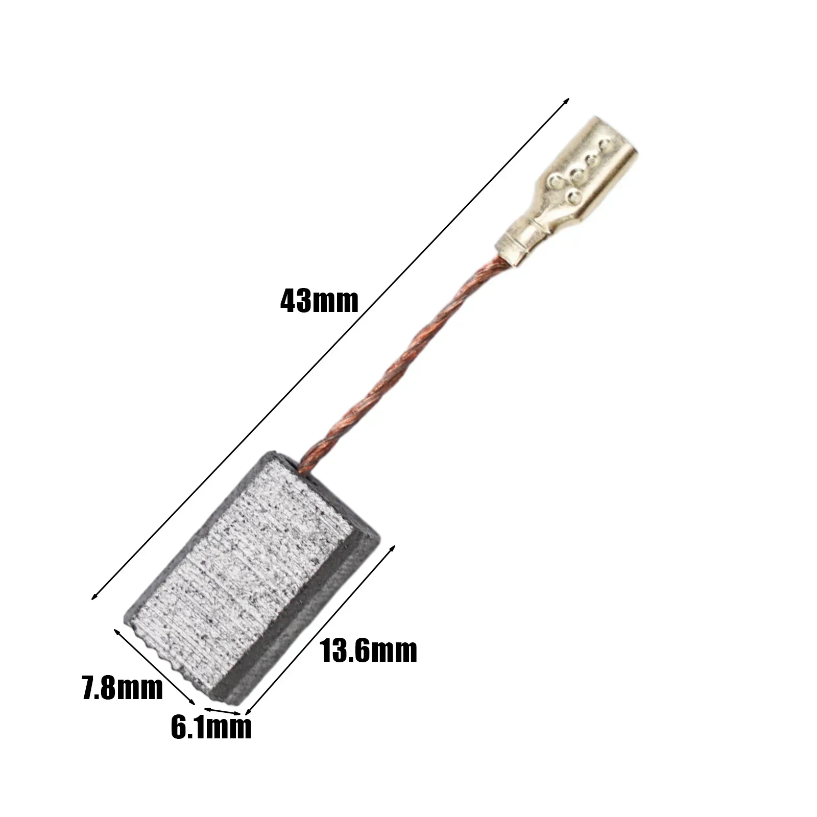 Набор щеток для электродвигателя графитовые медные угольные щетки ударной