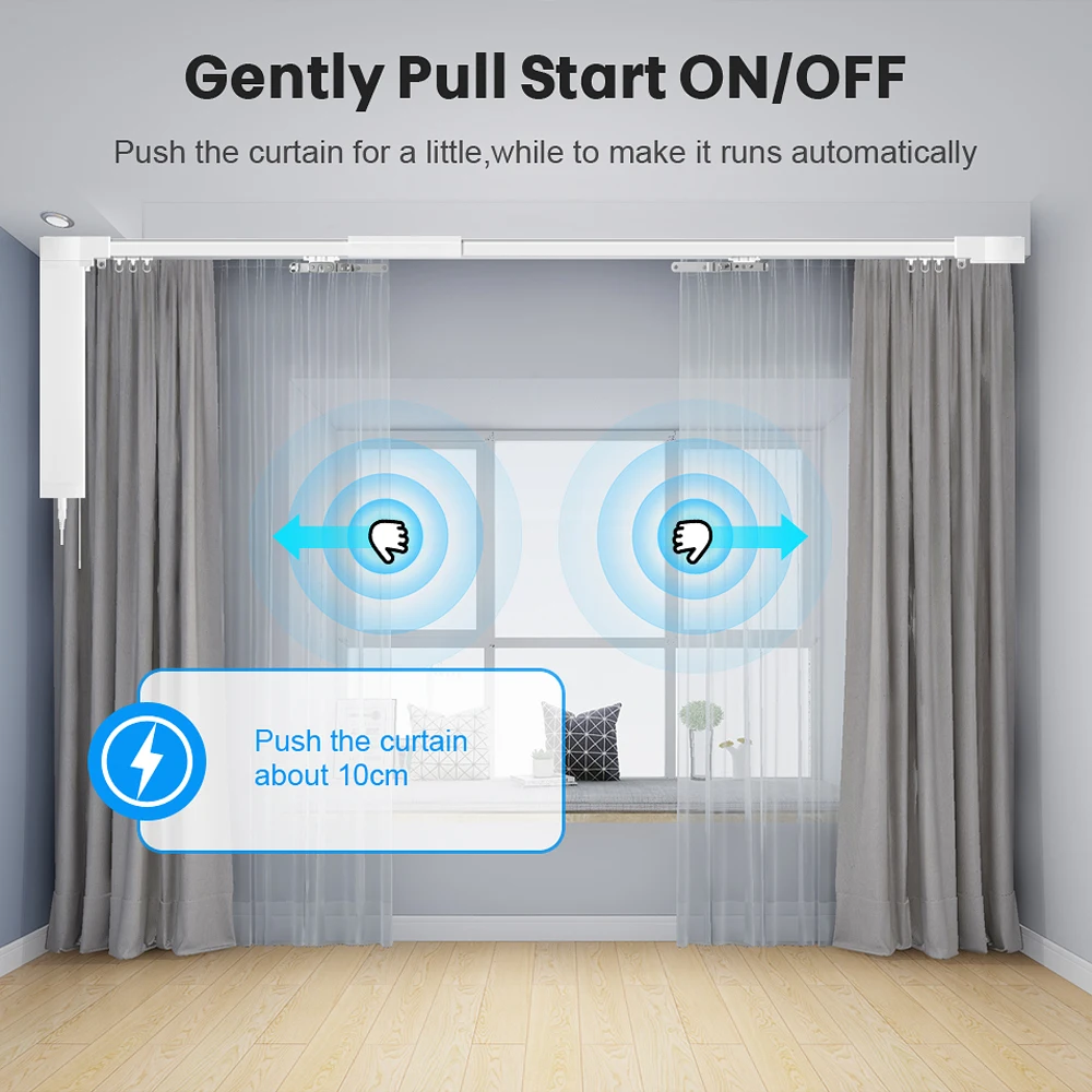 Умный электрический двигатель Lamrey tuya с Wi-Fi для штор домашний Cornice Индивидуальная