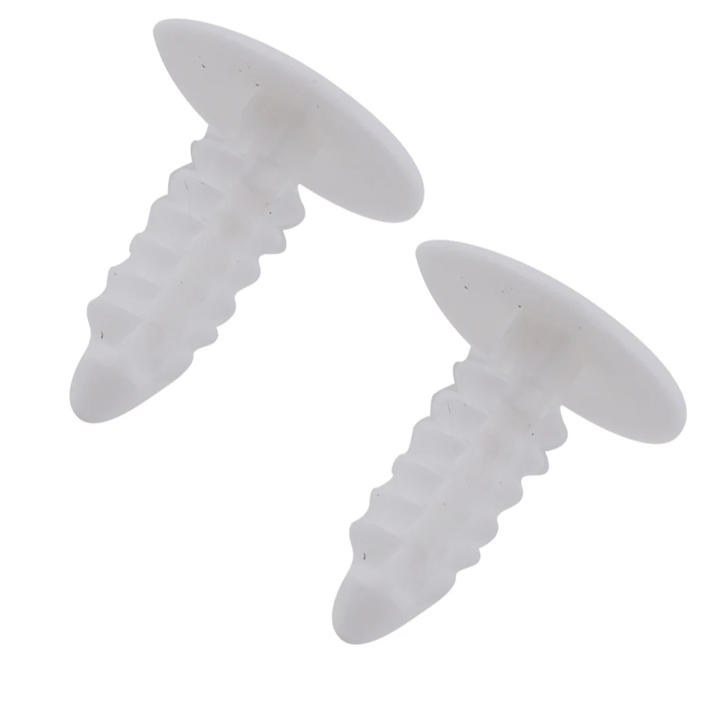 

Practical Durable Clips Plastic Parts Rivets White 60pcs Accessories Car Door Trim Fasteners For Automotive Panel