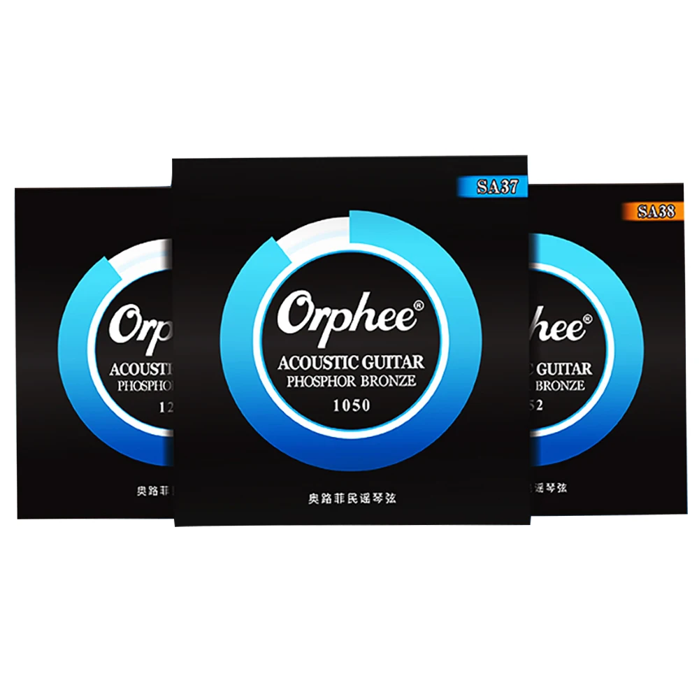

Orphee Acoustic Guitar Strings SA Series Professional edium Light Extra Light Acoustic String Strings Instrument Parts