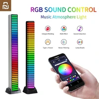 for youpin led sound control light rgb lights music rhythm ambient lamp pickup lights with app control rhythm light