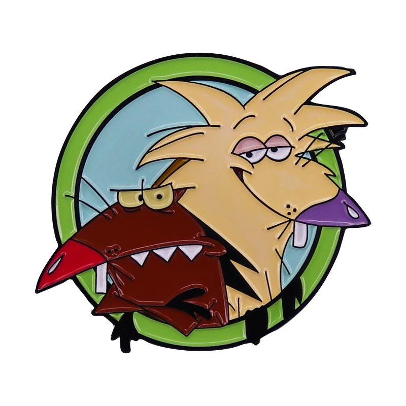 

D1066 Cartoon Beavers Animals Cute Enamel Pin Lapel Pins for Backpack Brooches for Clothing Briefcase Badges Jewelry Accessories