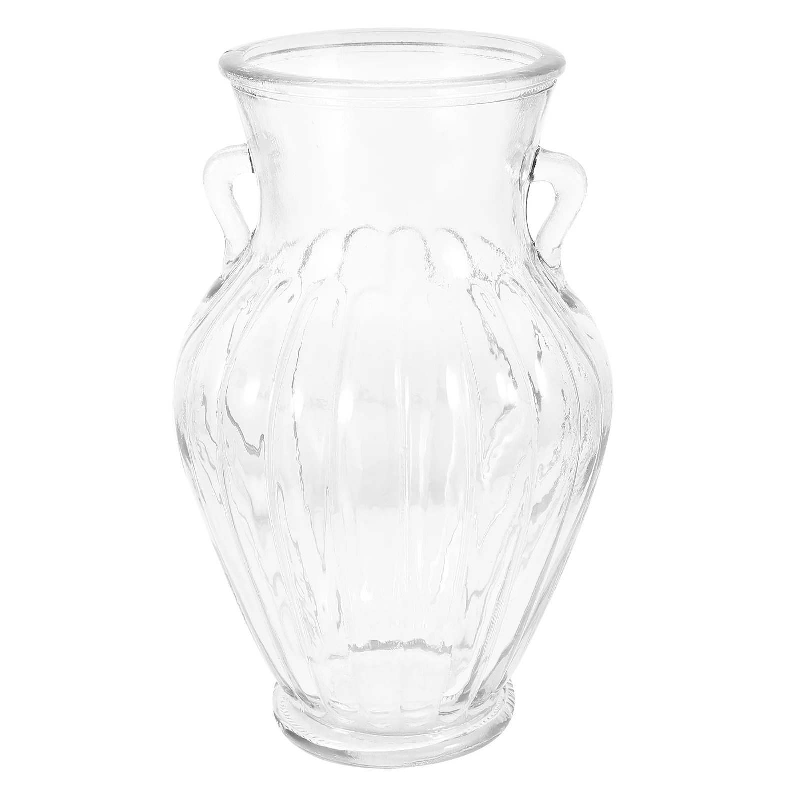 

Office Decor Clear Glass Vase Vases Ornament Ornaments For Flowers Planter Decorative Centerpieces