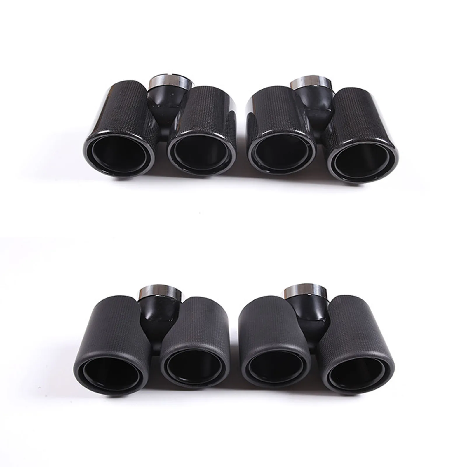 Для Land Rover Defender 90 110 2020 2021 2022 2023 2024 черные насадки на глушитель задней выхлопную