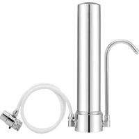 single stage countertop stainless steel water filter desktop single stage water filter