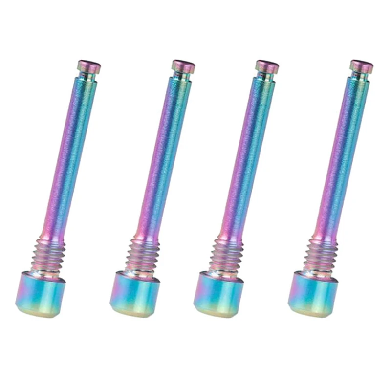

4X M4 титановые болты для велосипедной дисковой тормозной колодки, Резьбовые Штифты, винты для XT R XT Dazzle Color