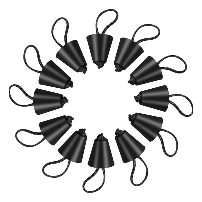 

Universal Kayak Scupper Plug Kit Silicone Scupper Plugs Drain Holes Stopper Bung Fit for Kayaks Canoes 12Pcs