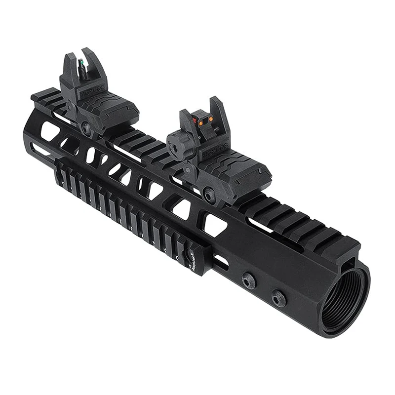 

Model Assembly Puzzles Building Bricks Diorama Front Rear Flip-up Optical Sight Red Green Dot Fiber Backup Sight 20mm