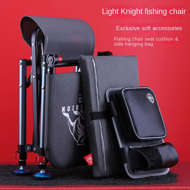 

Special soft assembly fishing chair stool slow rebound cushion breathable fishing chair cushion side hanging bag chair