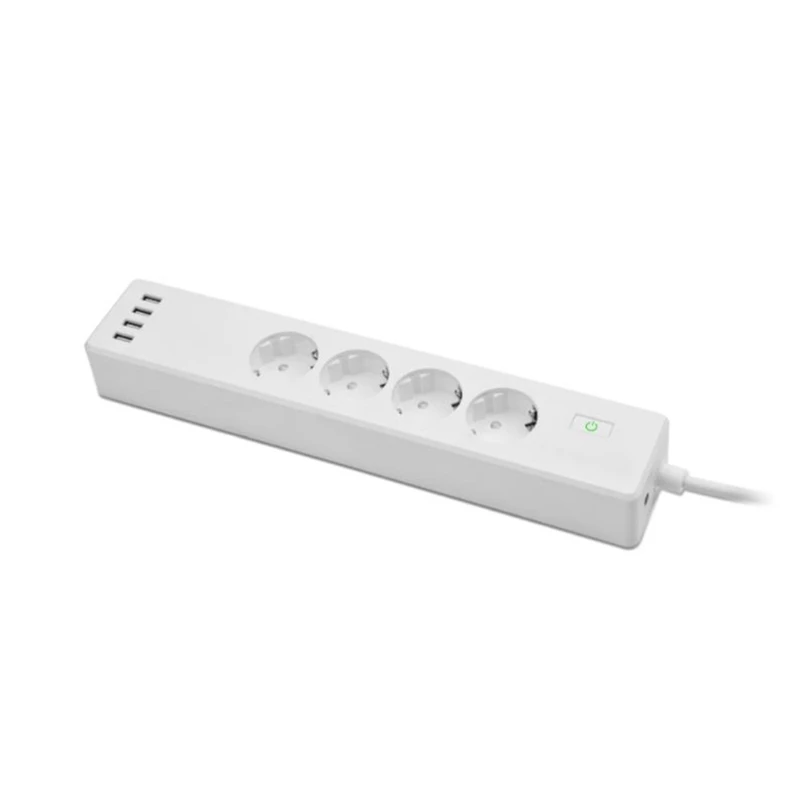 

Умный сетевой фильтр с поддержкой Wi-Fi, 4 розетки и 4 USB-портами