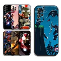 marvel iron man phone cases for samsung galaxy s20 lite s20 ultra s21 s21 fe s21 s22 plus s22 ultra funda carcasa back cover
