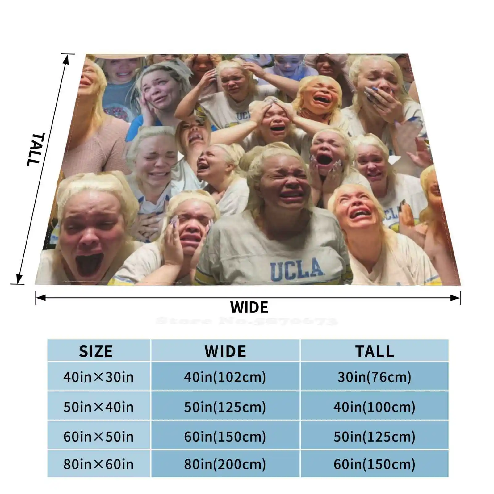 Высококачественное удобное покрывало для кровати Trisha Paytas мягкое одеяло плача