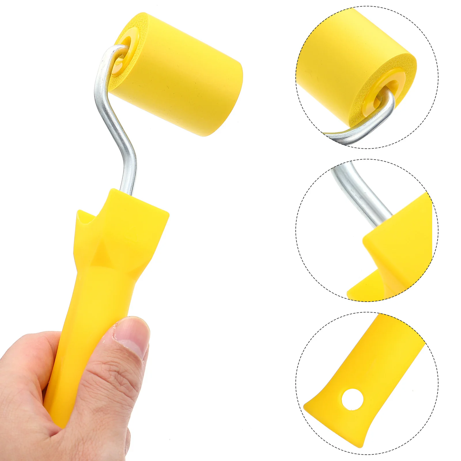 

Rubber Seam Roller Professional Sturdy Smoothing Seam Tool Wallpaper Seam Roller Flat Pressure Roller