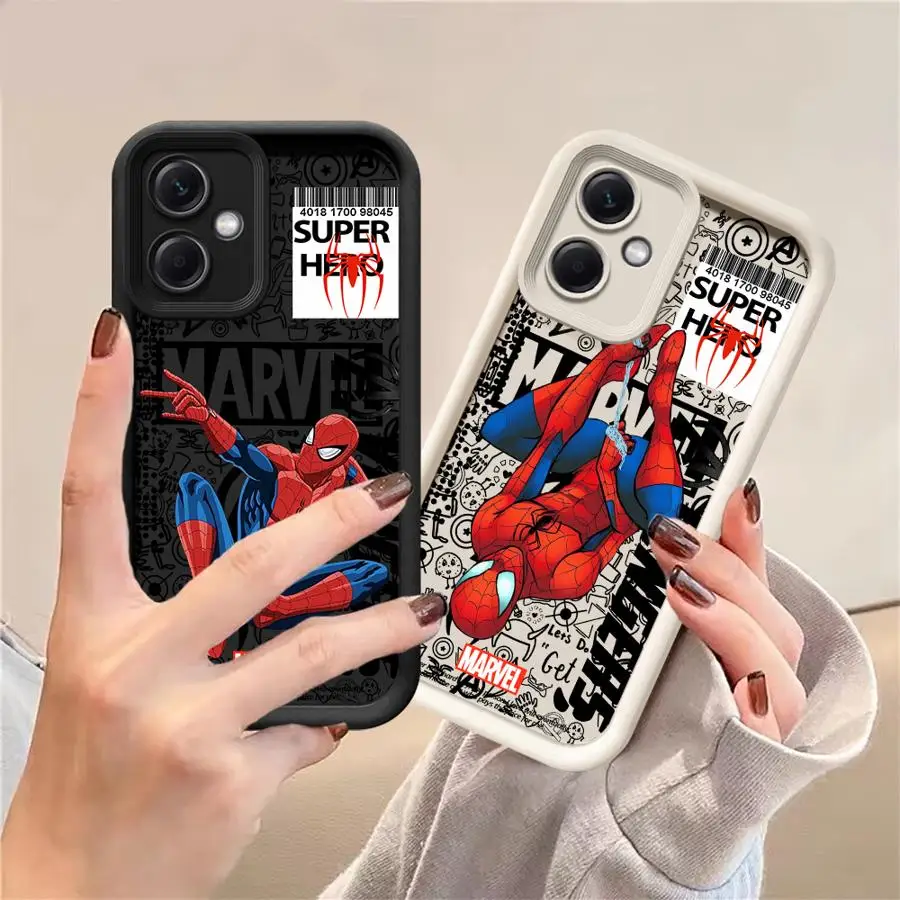 Чехол для телефона Xiaomi Poco X3 Pro C61 C50 X3NFC Redmi 12C 13 A2 Plus 12 13C противоударный чехол Funda Marvel