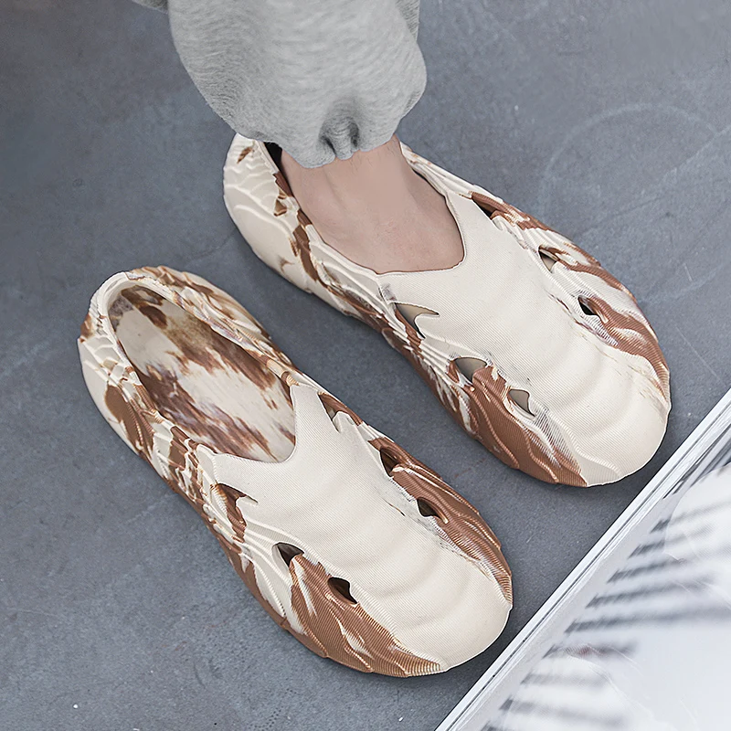 Сандалии унисекс волнистые пляжные легкие сандалии для плавания без застежки