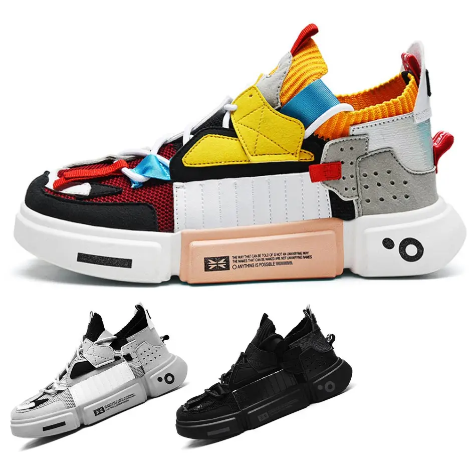 

Кроссовки мужские/женские на толстой подошве, Повседневная модная мягкая дышащая спортивная обувь, легкие, плоская подошва, для спортзала, ...