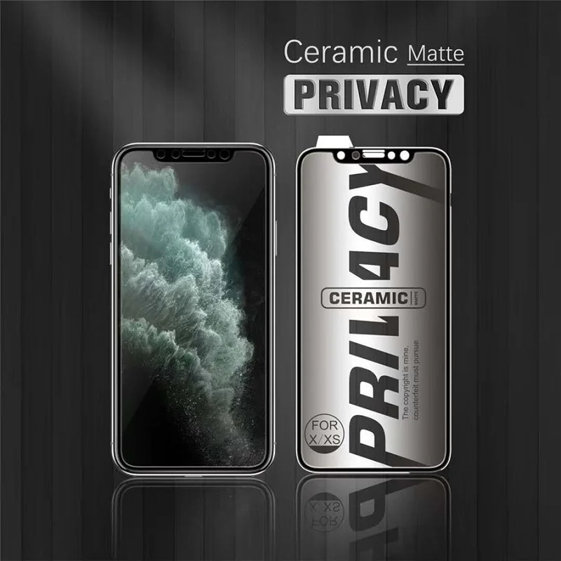 

Матовая Мягкая Керамическая антишпионская Защита экрана для iPhone 13 12 Pro Max Mini, Защитная пленка для конфиденциальности на iPhone 11 Pro XS Max X XR 7 8 6S Plus