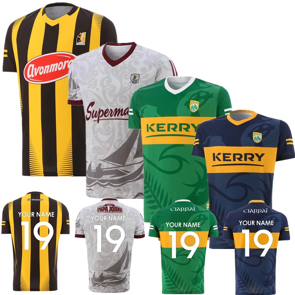

Custom name and number 2023 All Teams GAA jersey Donegal Down Galway Kerry Tipperary Tyrone Wexford wicklow Ireland gaa shirt