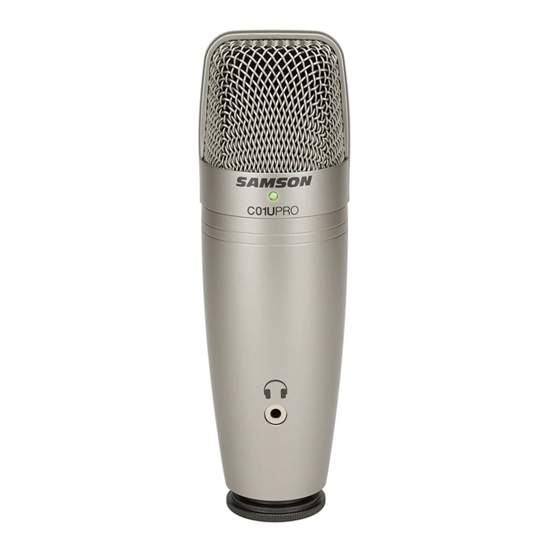 Профессиональный конденсаторный микрофон Samson C01U Pro Студийный с мониторингом в