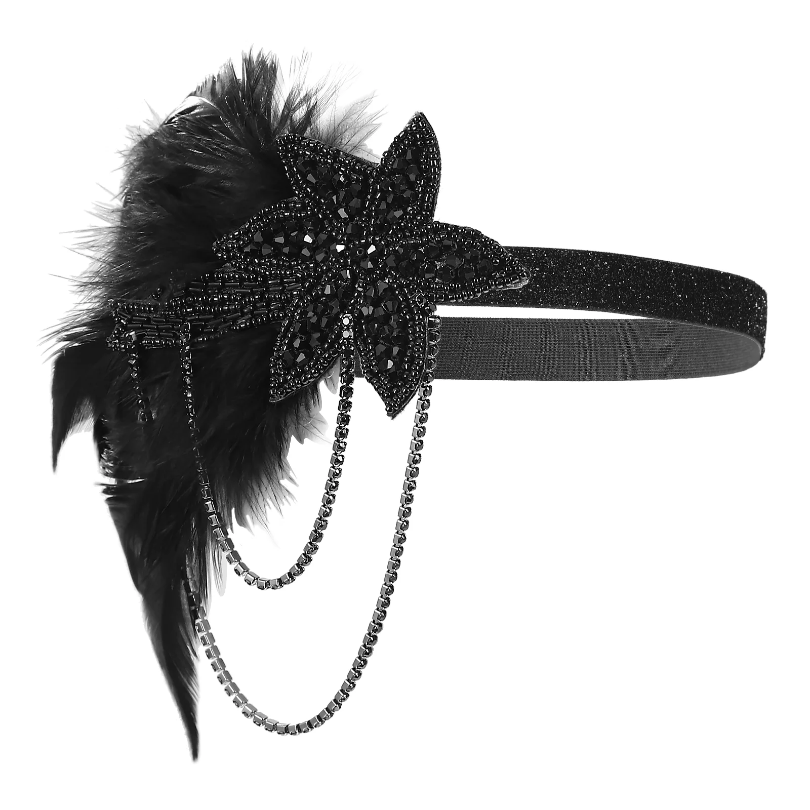 

Diamond Miss Vintage Hair Accessories 1920s Headpiece Women Female Party Headdress