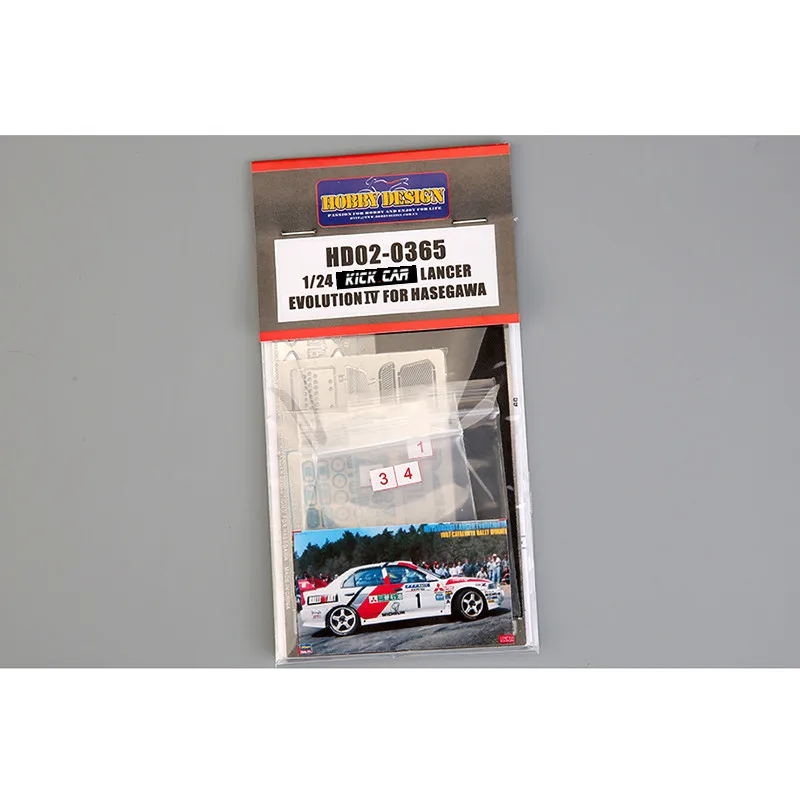 

Hobby Design HD02-0365 1/24 Lancer Evolution IV Model Car Metal Modifications Hand Made Model Set For Hasegawa