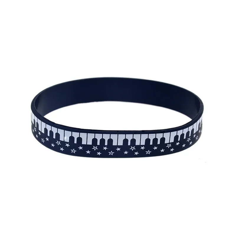 

1 шт., силиконовый резиновый браслет со звездами для концерта