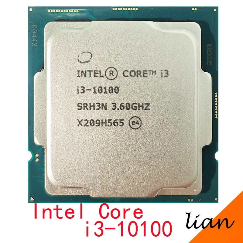 Процессор Intel Core i3-10100 i3 10100 3 6 ГГц 4-ядерный 8-поточный ЦПУ L2 = 1 Мб L3 65 Вт LGA 1200 |