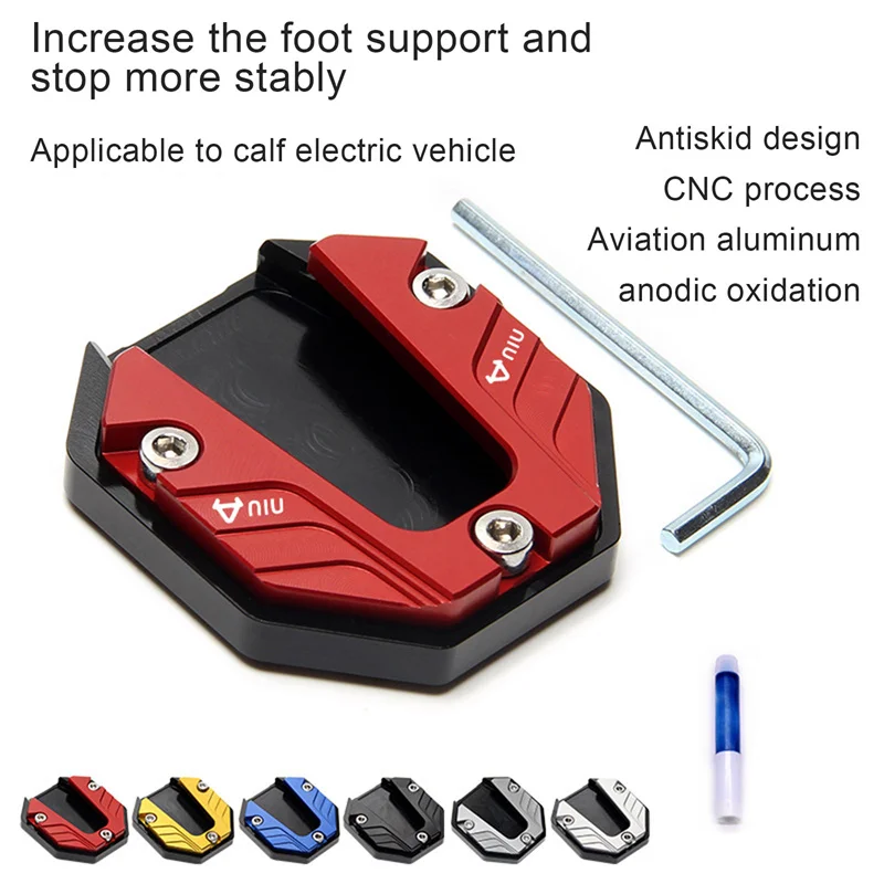 

Motorcycle Bikes Kickstand Extender Foot Side Stand Extension Foot Pad Support Plate Motorcycle Accessories