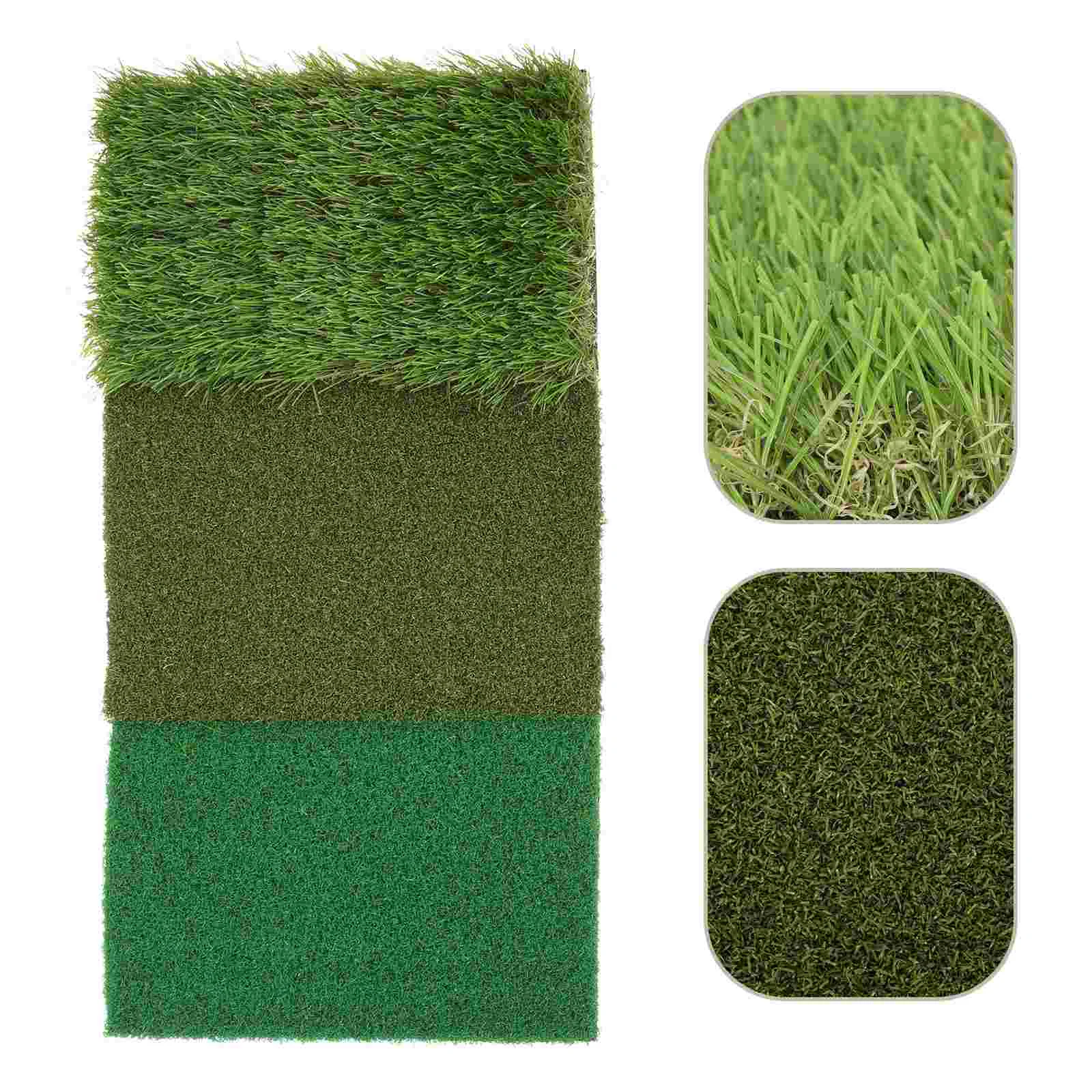 

Golf Hitting Mat Golfs Swing Mats Practice Outdoor Chipping Indoor The Ball Putting Rubber Balls