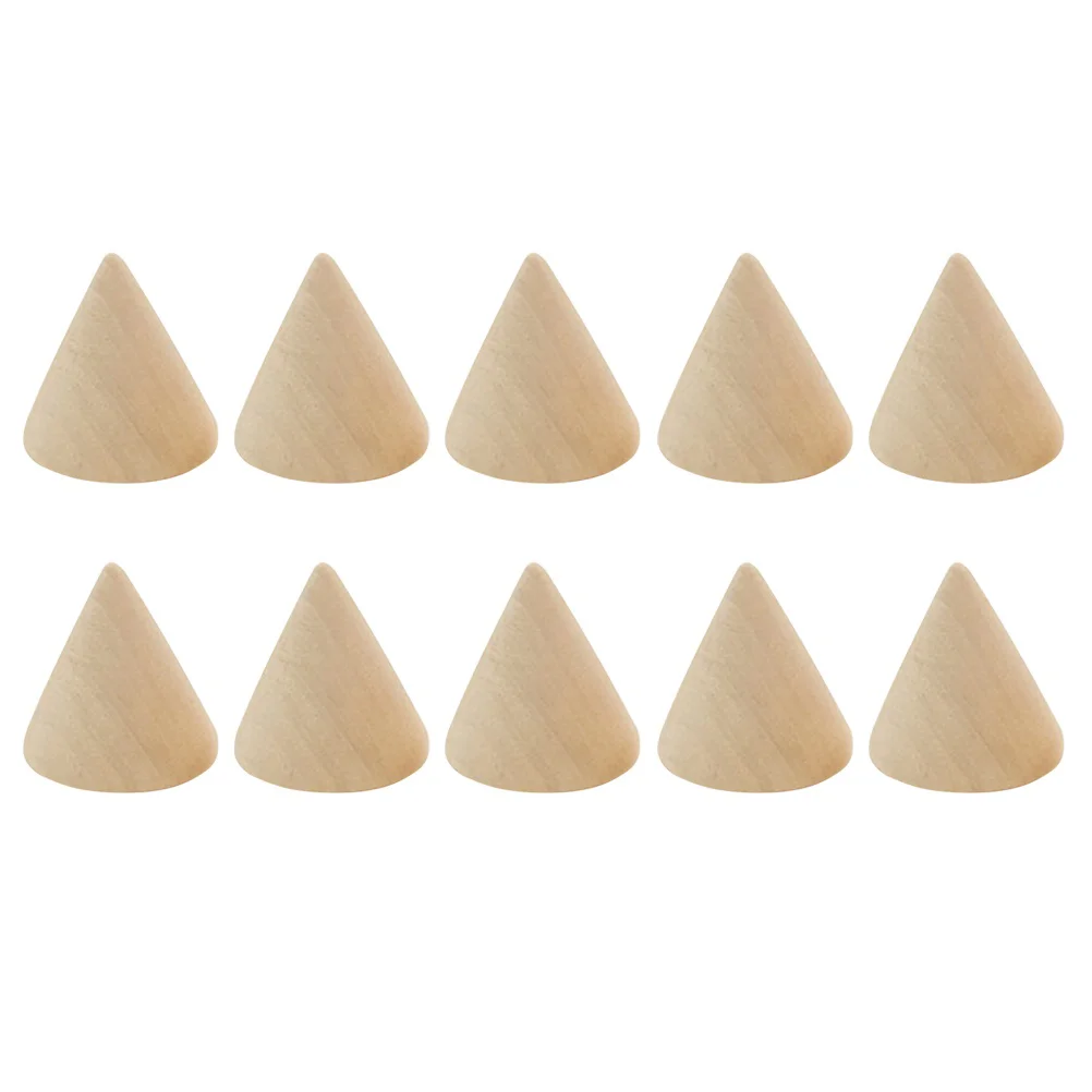 

Diy Craft Cone Wood Cones for Crafts Unpainted Wood Cones Jewelry Display Stand Wooden Cone Shape Cone Shaped Wood