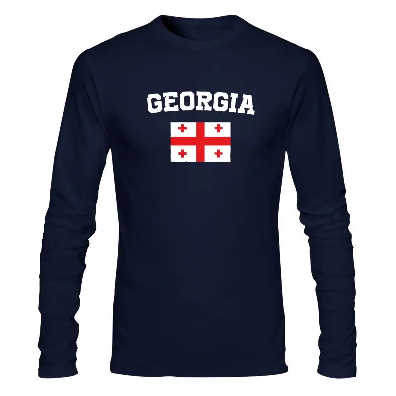 Man Clothing New Men Tshirt Georgian Flag Shirt Vintage Georgia T Shirt T Shirt Women T-Shirt Tees Top