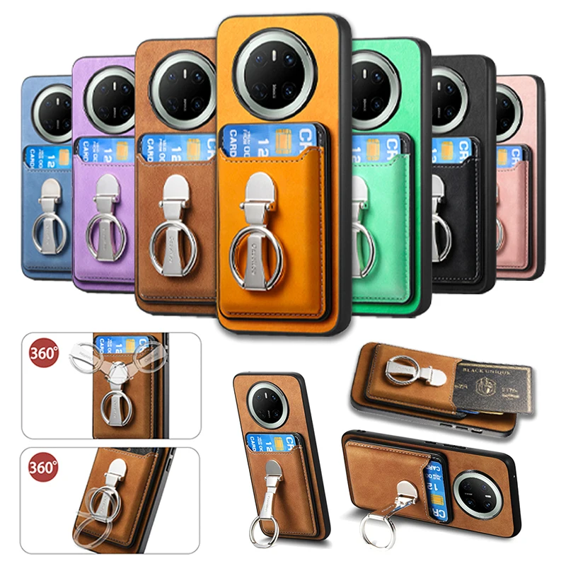 Кожаный чехол Skin Feel для Samsung Galaxy A16 A15 A14 A13 A12 A11 A10S A10 A06 A05S A05 A04E A03 F04 F54 F62 4G 5G Book Cover