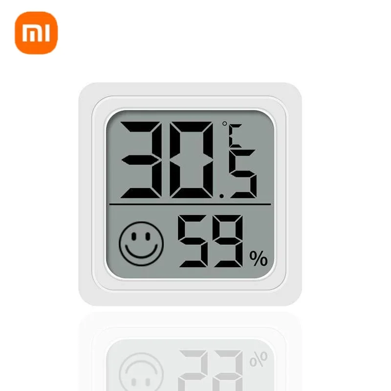 

Xiaomi Mini ЖК-цифровой термометр, гигрометр, измеритель температуры и влажности в помещении, датчик метеостанции, набор из 4 предметов