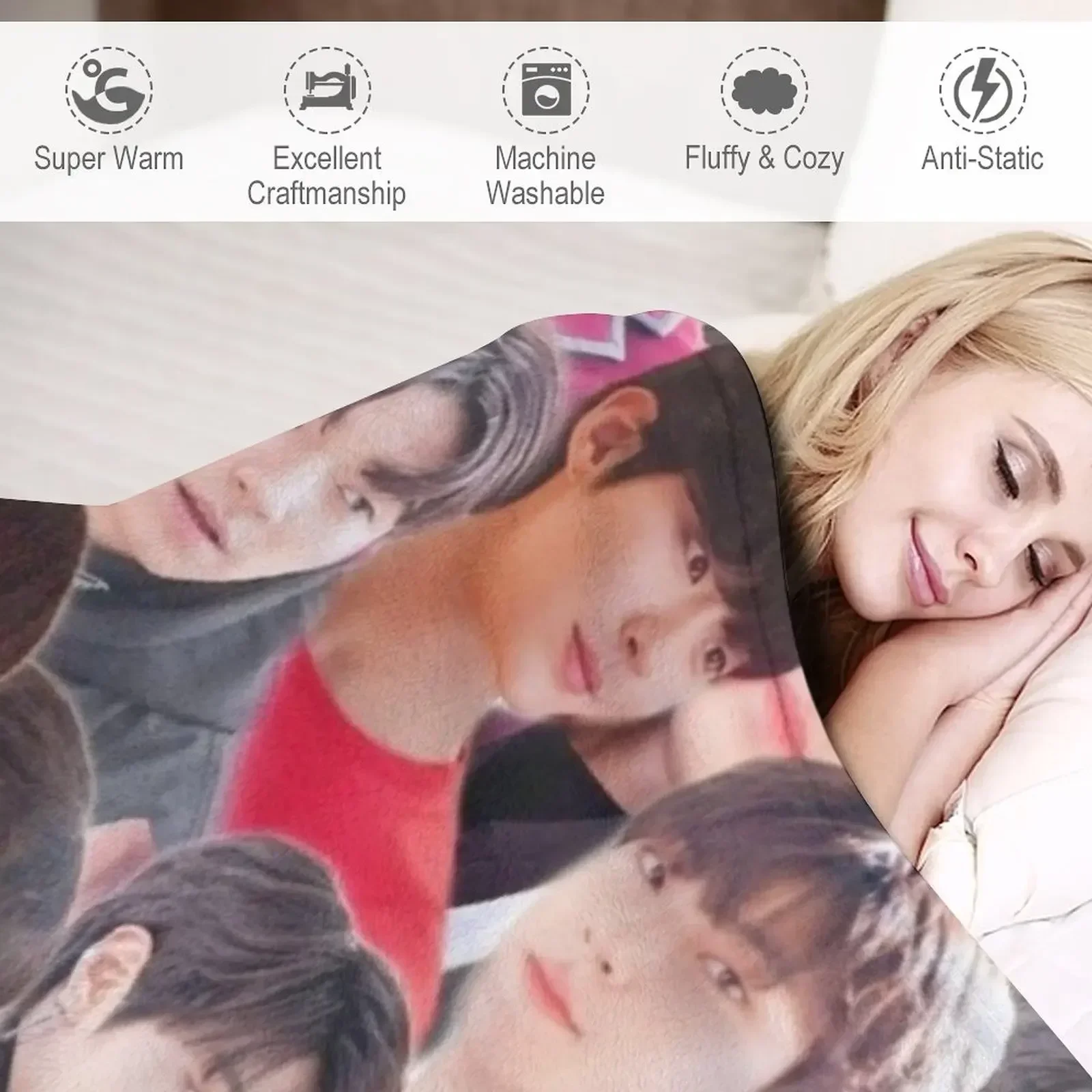 Hwang In-yeop ковер для коллажей манга красивые мягкие одеяла младенцев