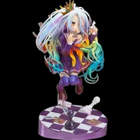action figure hobbies story character japan anime toy cute model no game no life shiro game toys model collectible gift