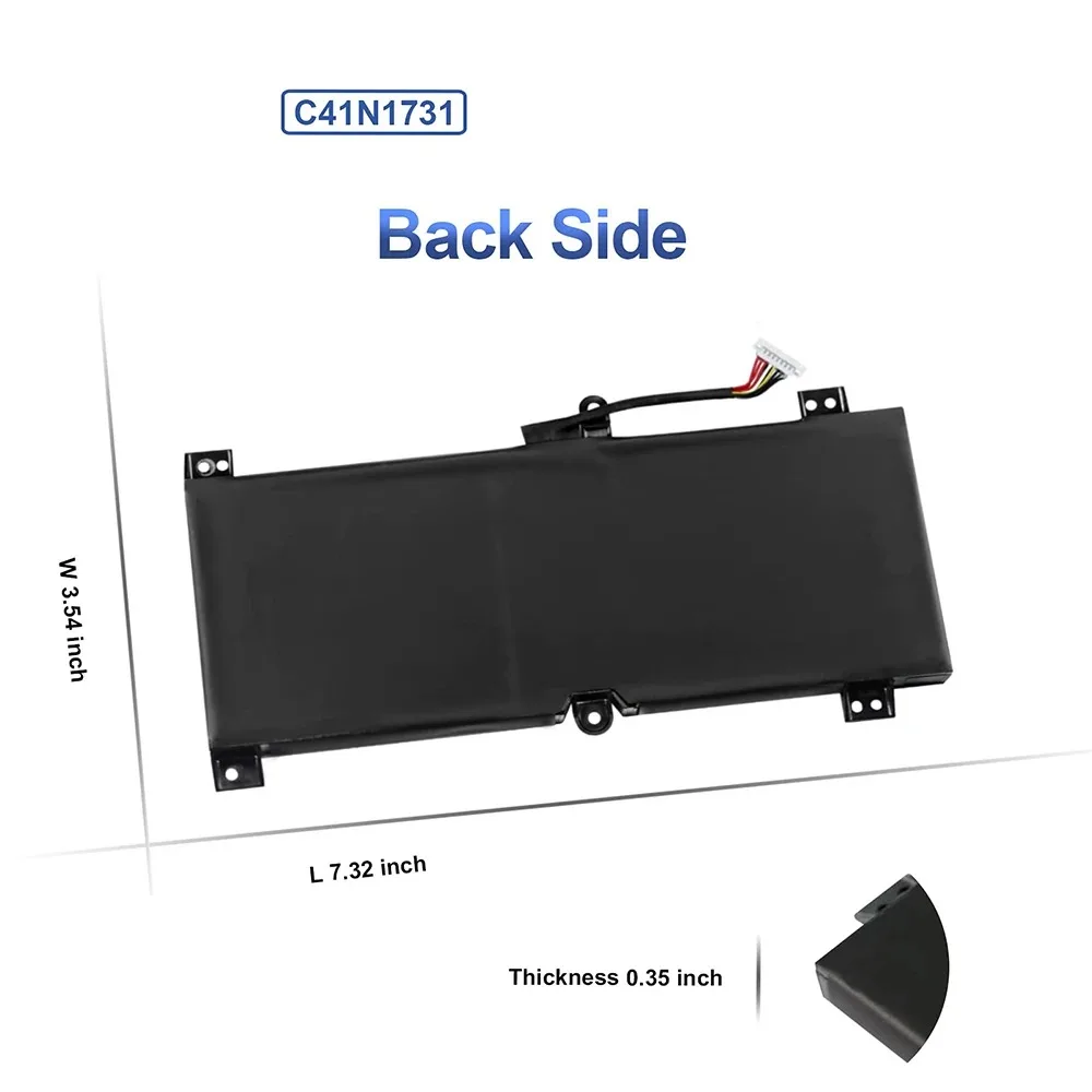 Сменные детали C41N1731 Аккумулятор для ноутбука Asus ROG Strix Scar II GL504 GL504GW GL504GS GL504GM GL504GV G515