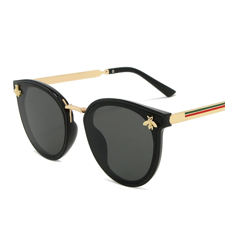 

Square Sunglasses Men Women Luxury Bee Design Retro Iron Man Sunglasses 2021 New