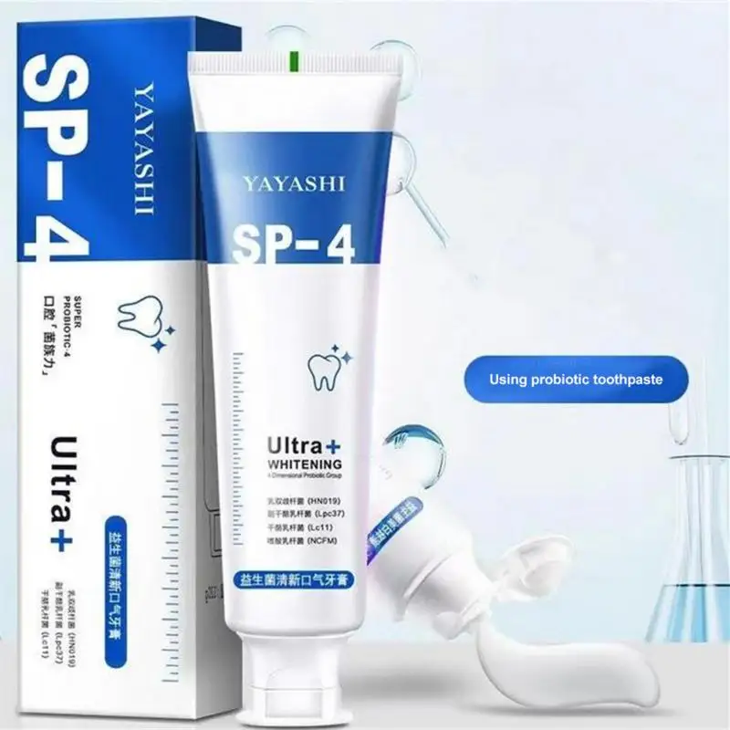 

Probiotics Whitening And Stain Removing Toothpaste Fresh Breath Teeth Whitening Teeth Whitener Toothpaste Remove Tooth Stains