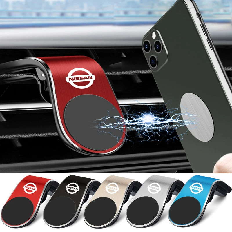 

Magnetic Car Phone Holder Mobile Mount Smartphone GPS Support Stand for Nissan Qashqai X J10 J11 Trail Tiida Teana Skyline Juke