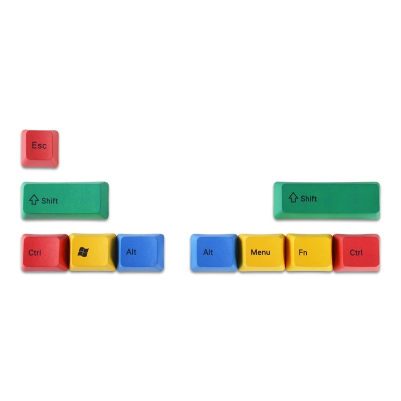 

10 клавиш OEM профиль R1 переключение ESC Alt CTRL колпачки клавиш PBT CMYK красящая подставка колпачок для механической клавиатуры cherry MX Переключатель