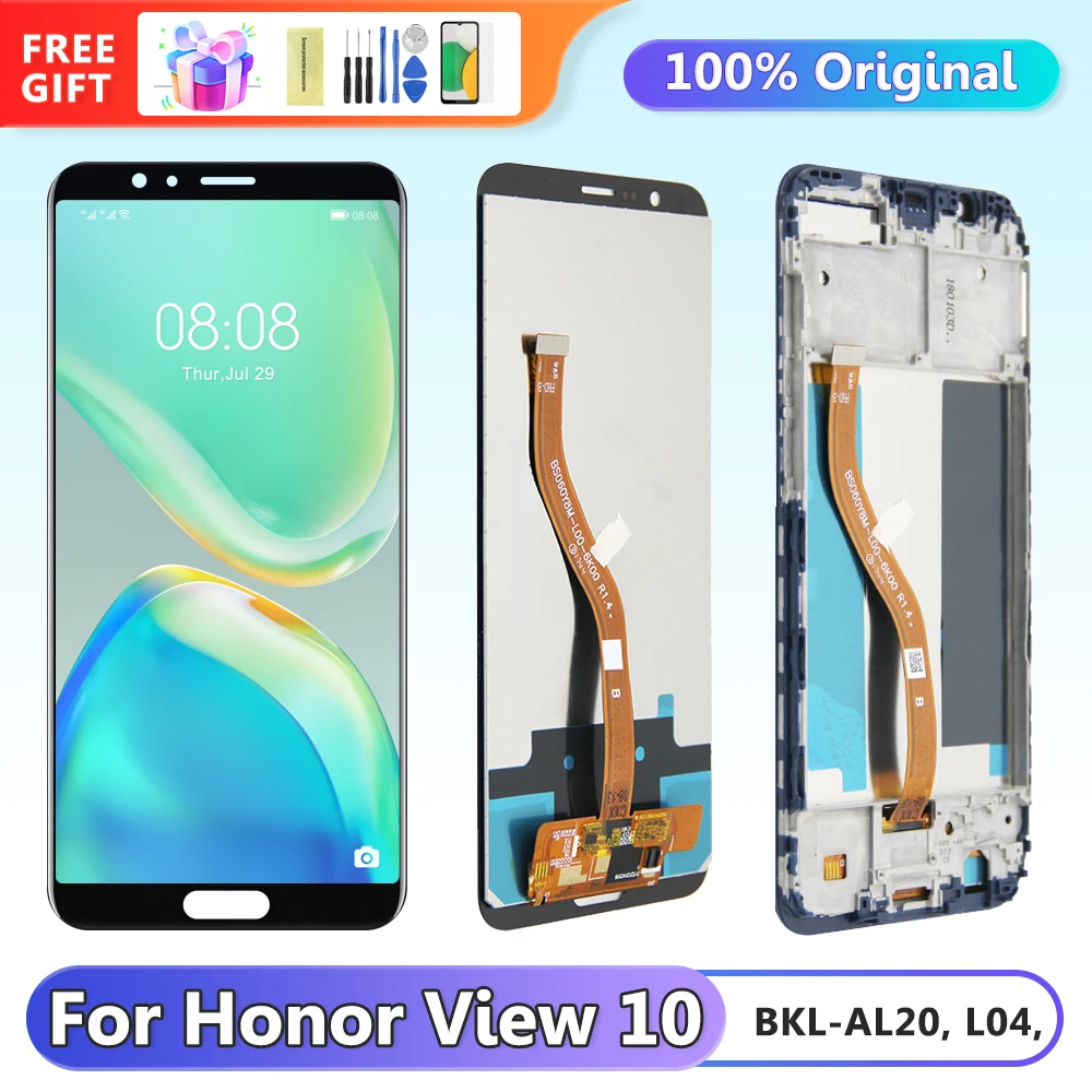 5.99'' Display Screen for Huawei Honor View 10 Lcd Display Digital Touch Screen Replacement for Honor V10 BKL-AL20