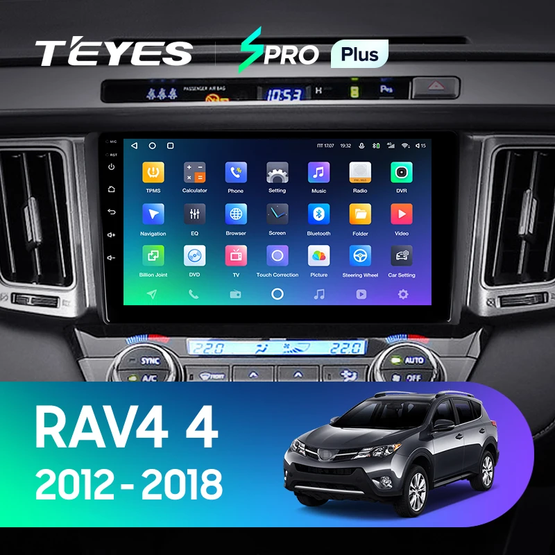 TEYES SPRO Plus Штатная магнитола For Тойота РАВ4 4 Toyota RAV4 XA40 5 XA50 2012 - 2018 Right hand driver Android 10 2DIN
