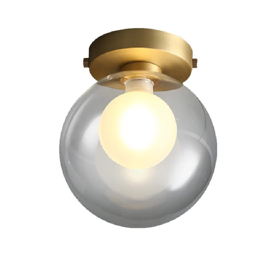 

LukLoy постмодерн Шар Потолочный Светильник Коридор маленький потолочный светильник Лофт проход стена классический Декор Светильник Современный простой светильник