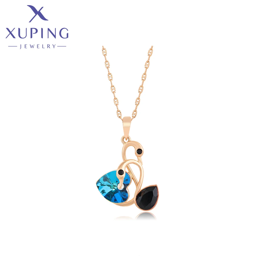 Женское ожерелье с подвеской из кристаллов Xuping