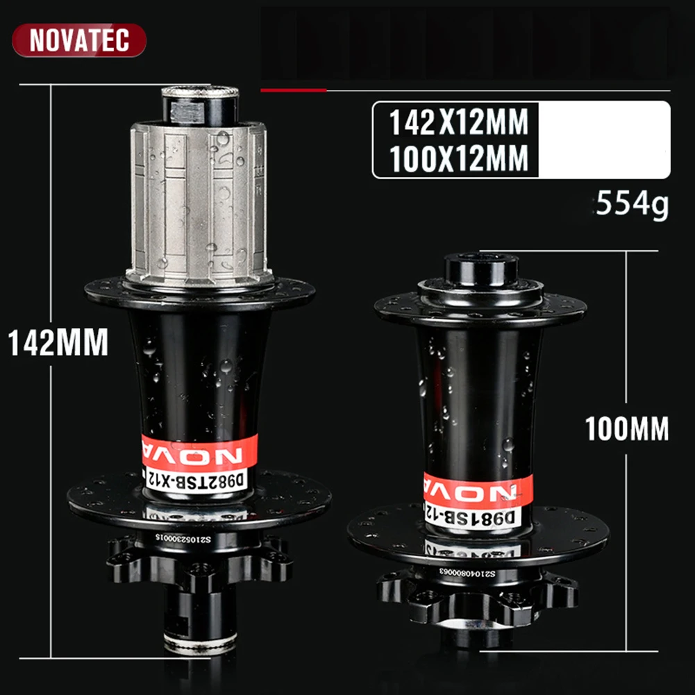 

Ступица дискового тормоза NOVATEC D981/982 для дорожного велосипеда, 28 отверстий, стволовой вал, 100*12/142*12 мм, запчасти для велосипеда