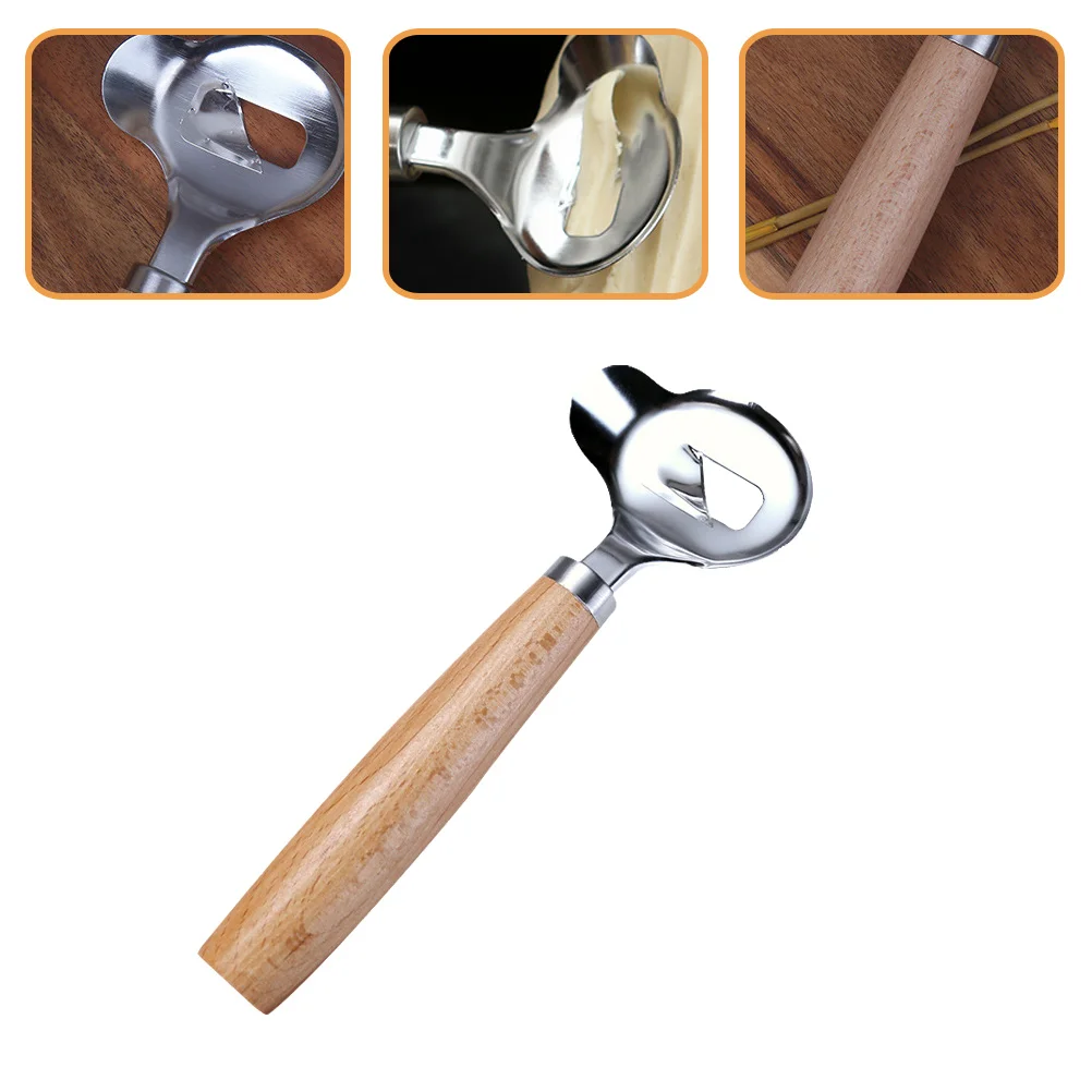 

Sliced Noodles Pasta Maker Wood Handle Sliced Noodle Cutter Kitchen Gadget