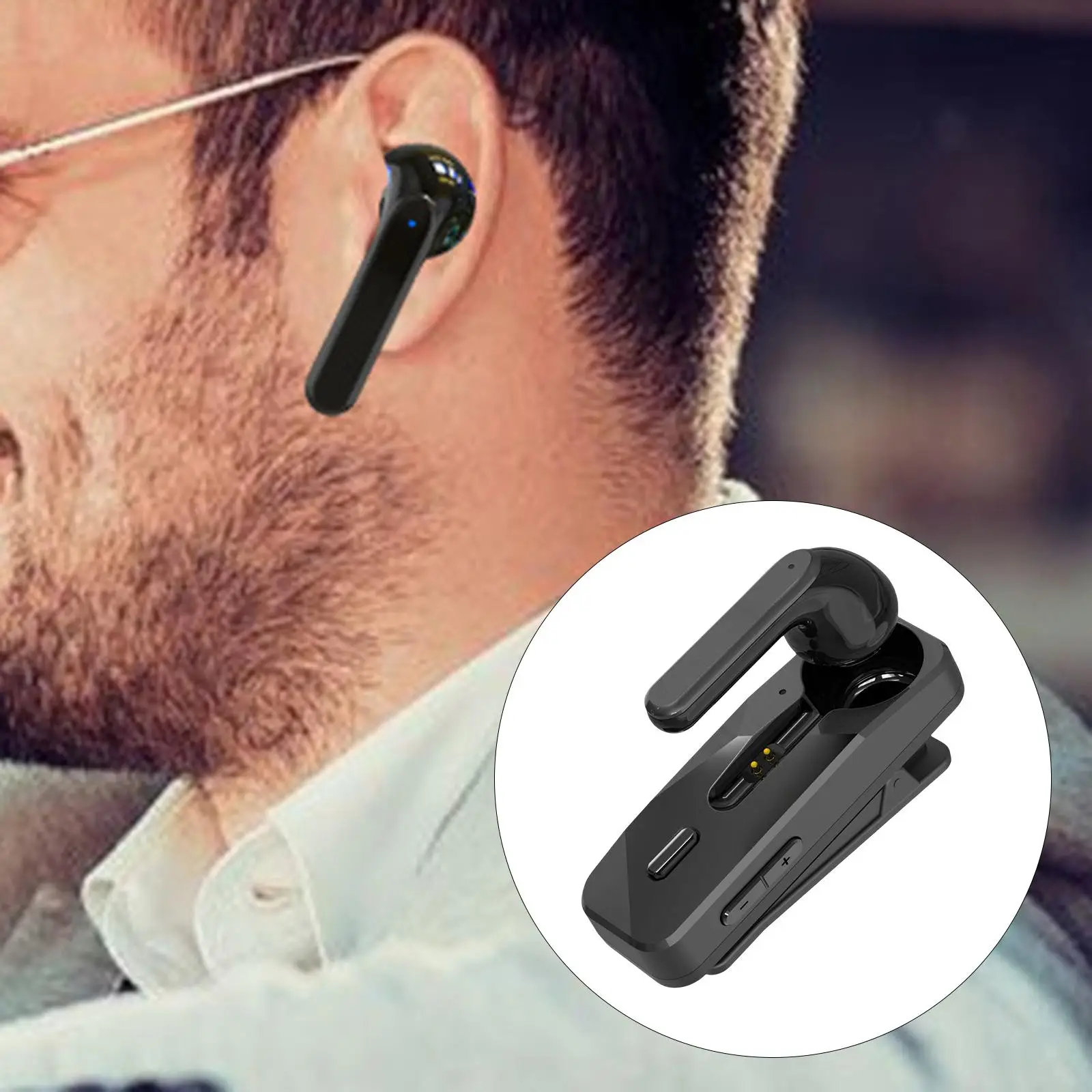 

Bluetooth Headphone Compact Portable Stereo Lightweight Headset Earphone